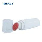 White Plastic PE Tube for Cosmetic Packaging with Transparent Cap
