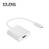 Hot sale cheap sliver male to female 4K HDTV 10Gbps USB 3.1 type c to hdmi converter