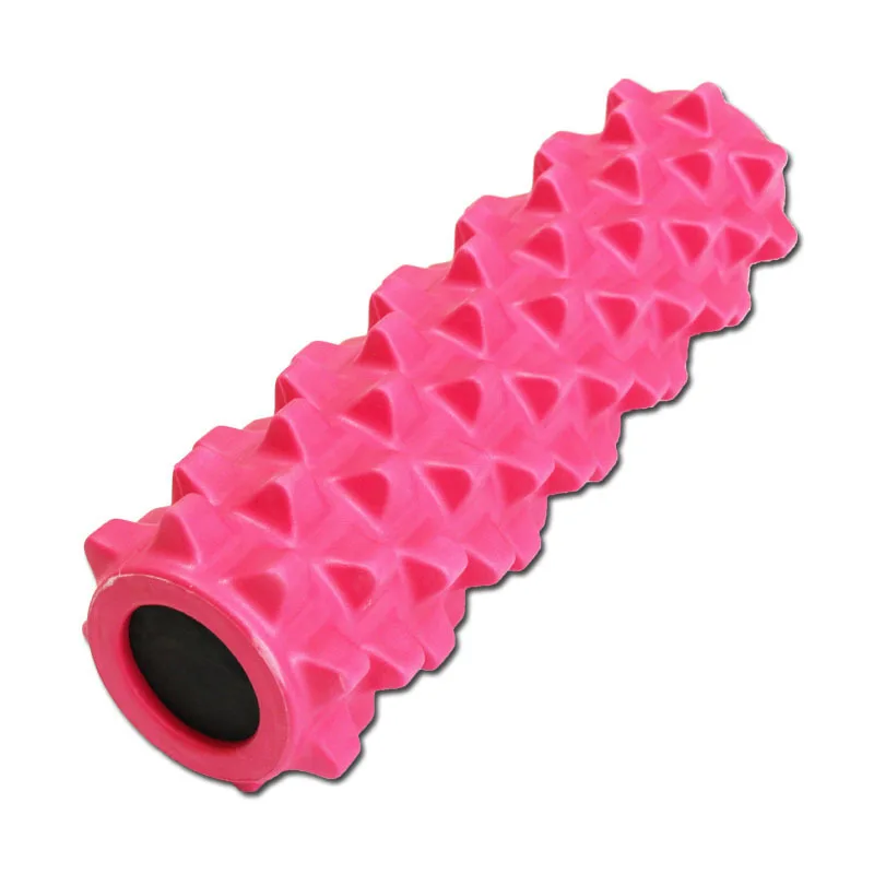 Eercise therapy yoga foam roller with massage point for gym eercise massage pilates12.5" 5" teture dotted PU foam roller