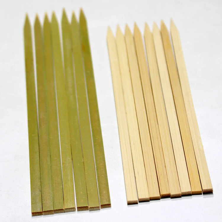 Chinese  Eco-friendly high quality bamboo flat kofta skewers BBQ