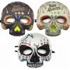 Adult Masquerade Mask Mexican Day Dead scary Half Face Halloween Mask