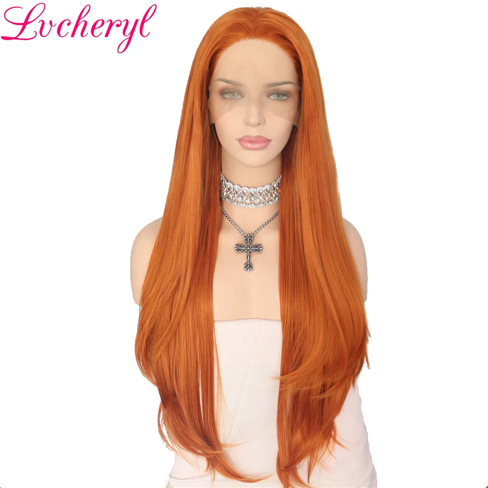Wholesale Orange Hair Cosplay Hair wigs Party wigs for Makeup Glueless Synthetic Lace Front Wigs
Wholesale Orange Hair Cosplay Hair wigs Party wigs for Makeup Glueless Synthetic Lace Front Wigs