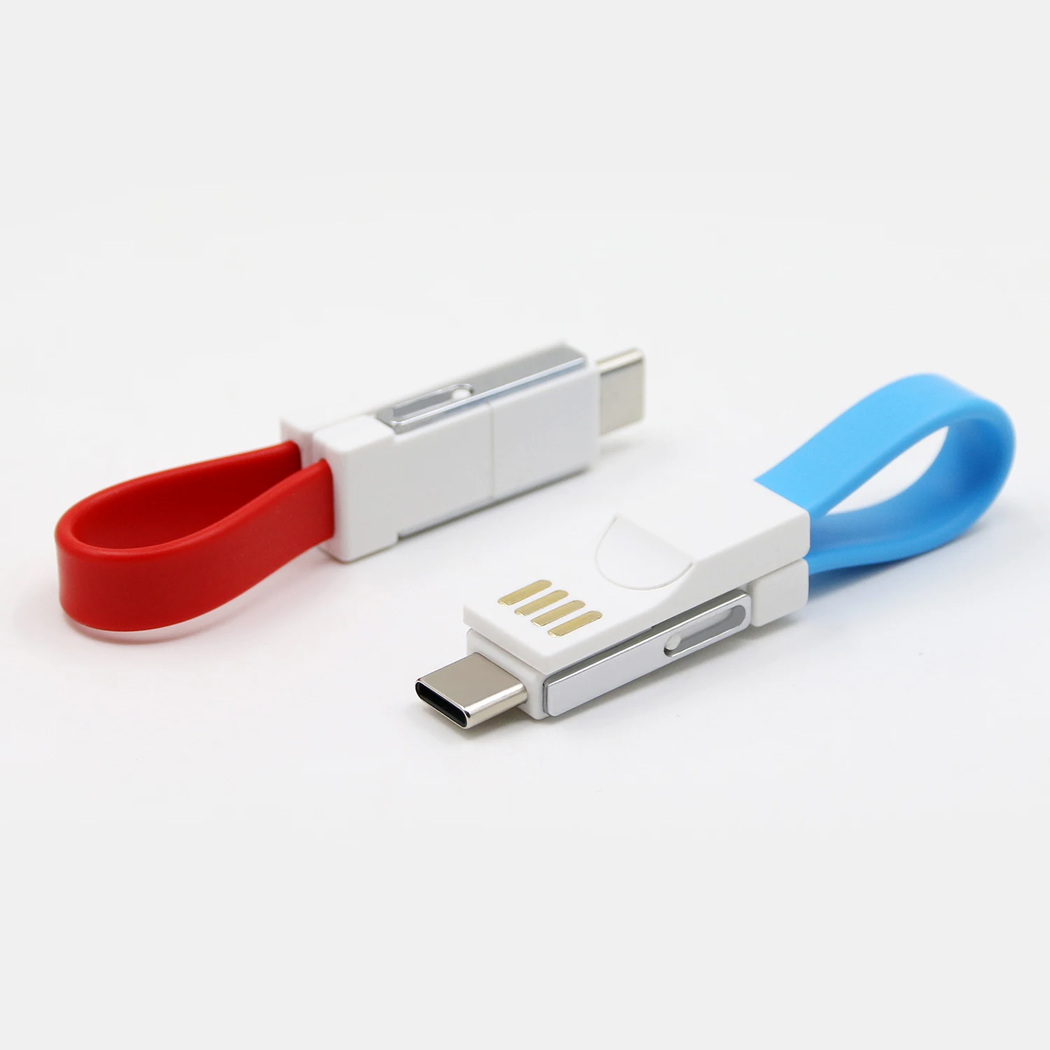 Yijiashishang Hot Selling Promotional Gift 3 in 1 Magnetic Keychain USB Charging Cable