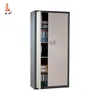 electronic combination lock File Cabinet Full Height Double Door electronic digital secret code lock cupboard with 4 Shelves