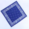 navy blue paisley bandana headwear for women and men wholesale multifunctional cotton bandana