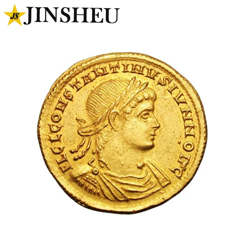 طلاء ذهبي مخصص عملات إمبراطورية رومانية قديمة رخيصة