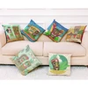 2018 new outdoor custom african tribe cartoon pillow cushion cover