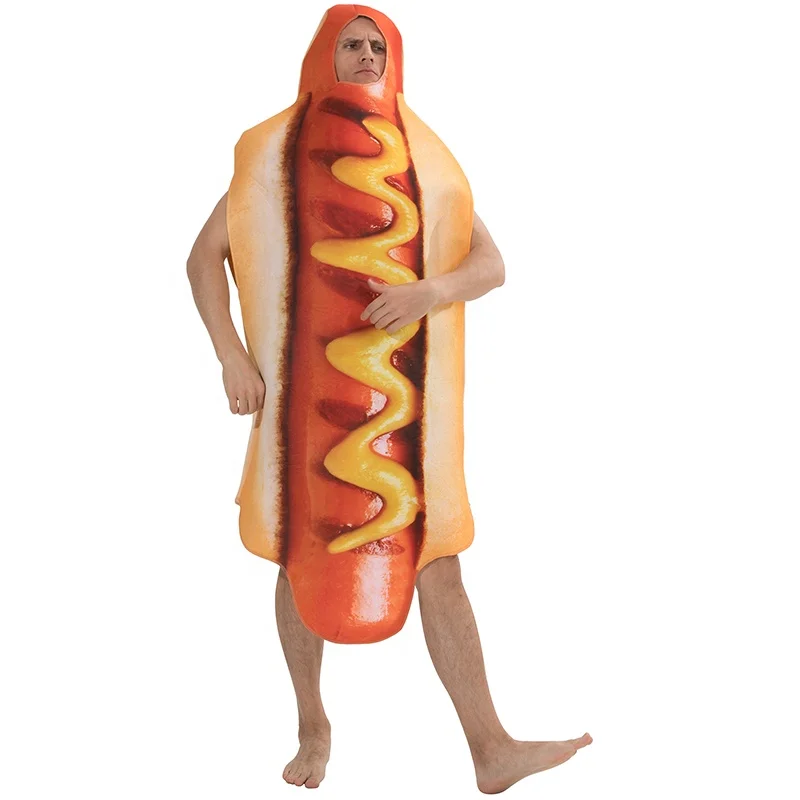2019 High quality Halloween cosplay costume for adult unisex Funny food Hotdog Mascot costumes for adults, As picture
2019 High quality Halloween cosplay costume for adult unisex Funny food Hotdog Mascot costumes for adults, As picture