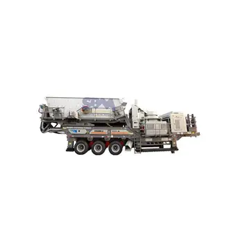 Sbm German Technical Wheel Mounted Mobile Crushing And Screening Plant