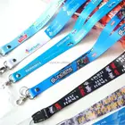 Top grade custom gradient ramp color heat transfer printing lanyard
