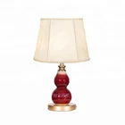 High quality warm light round porcelain modern desk lamp