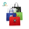 New design Custom Branded Logo Printed Reusable Shopping Foldable Nonwoven Tote Bag With Snap Closure