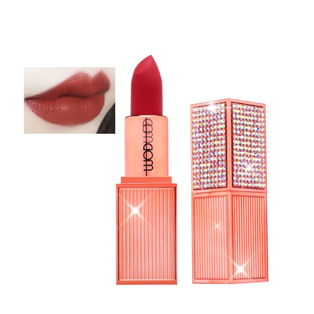 WODWOD new own brand makeup matte flash square shiny long lasting waterproof diamond lipstick, Multi-colored
WODWOD new own brand makeup matte flash square shiny long lasting waterproof diamond lipstick, Multi-colored