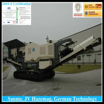 Sanme Crawler type Mobile Crusher/Mobile Impact Crusher/Mobile Cone Crusher