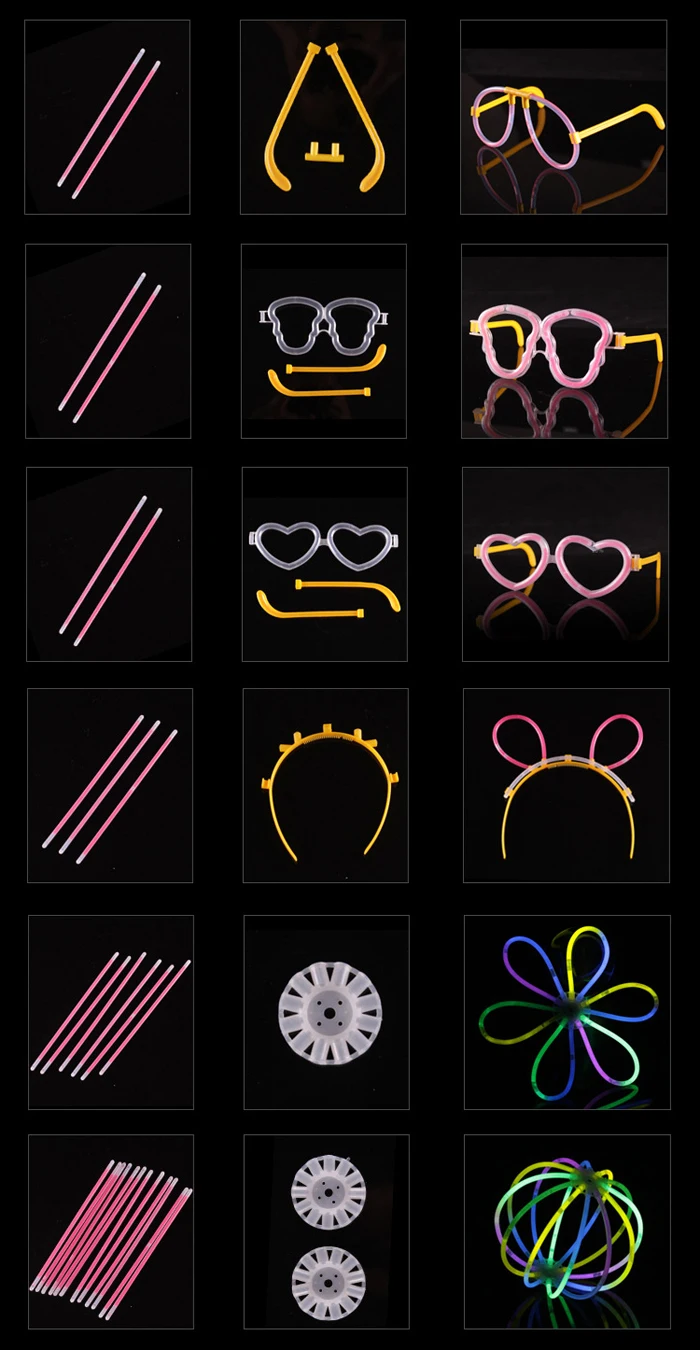Liquid glow stick, led cheering 6'' stick, led flashing 8'' glowsticks - ANKUX.COM