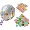 Round Rubber Confetti Balloon