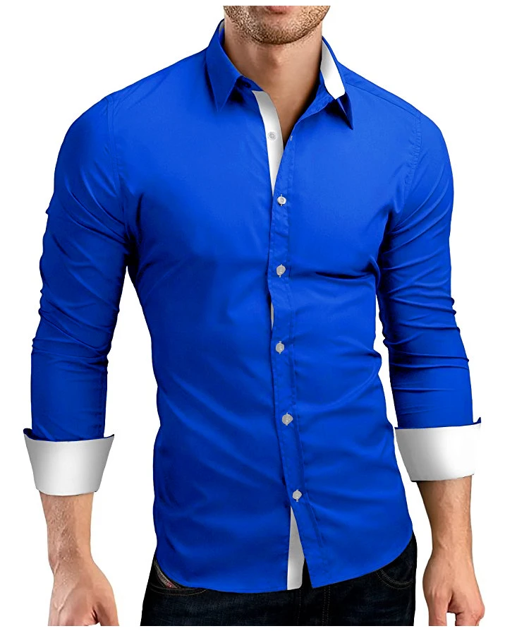 Men Fashion Blouse Shirt Long Sleeve Business Social Shirt Solid Color Turn-neck Plus Size Work Blouse Brand Clothes
Men Fashion Blouse Shirt Long Sleeve Business Social Shirt Solid Color Turn-neck Plus Size Work Blouse Brand Clothes
