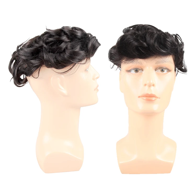 Top Quality Afro Human Hair Toupee Soft And Smooth Human Hair