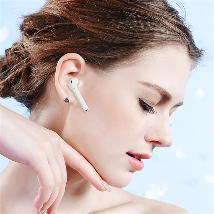 wholesale price i12 tws earphone headset 5.0 earbuds i12 hands free portable wireless headphones - ANKUX.COM