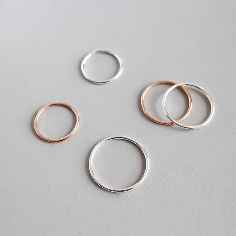 Simple Finger Ring , Silver Women Ring ,S925 Sterling Silver Ring