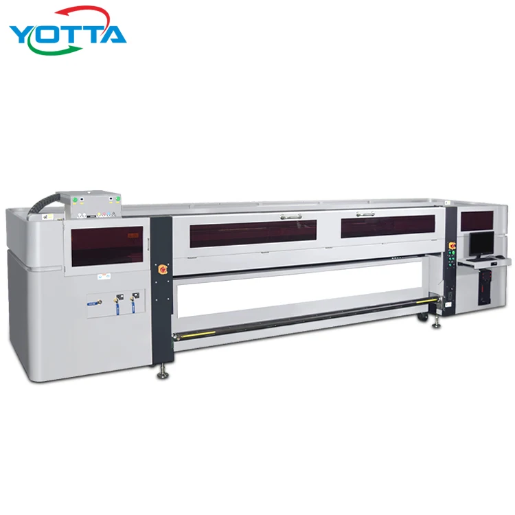UV Hybrid Ink Jet Printer Wide Format Flatbed Printing Equipment for Hard and Soft Material Printing