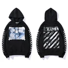 Chaos style all print pattern custom logo hood sweatshirt