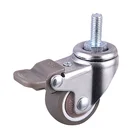 SSYC Light Duty Caster Mini Casters Wheel 1 inch 1-1/4 inch 1-1/2 inch 2 inch Size