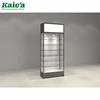 jewelry store decoration jewelry display stand custom LED Light Wood Glass Jewelry Display Cabinet For Shop Or Mall