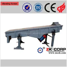 Small inclined angle linear vibrating screen