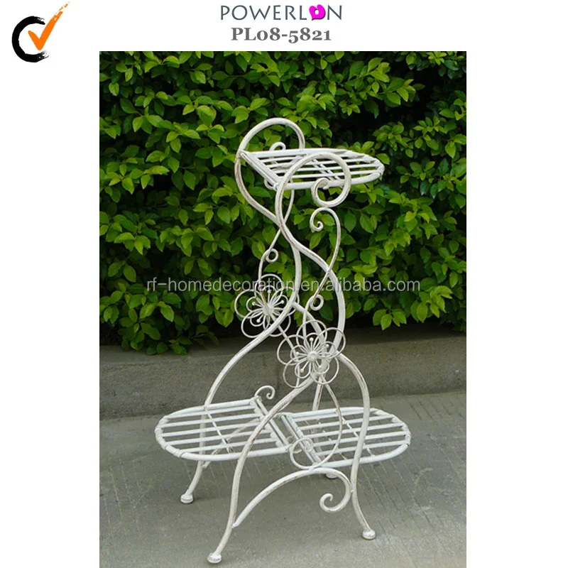 China supplier high quality wholesale used floor standing antique decorative wrought iron flower planter stands