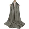 New collection premium cotton crinkle hijabs scarf pleated long shalws and pashmina for lady