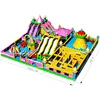 Custom inflatable amusement park, inflatable castle theme park, indoor play game playground for kids