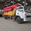 24m truck mounted concrete boom pump for hot sale