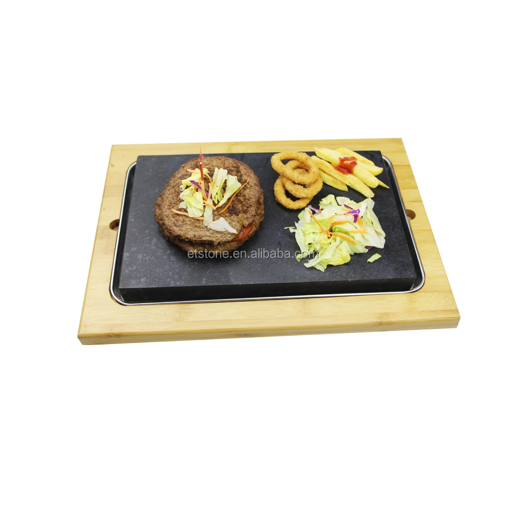 cooking stone- complete set lava hot steak stone shunstone