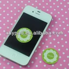 round mobile phone sticky screen cleaner