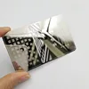 High Quality mirror finish business card metal business card