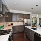 North america standard household design modern wooden kitchen cabinet