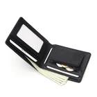 Wallet Coin Men Men Bifold Wallet Men's Genuine Leather Wallet Coin Pocket RFID Blocking Black Bifold Wallet