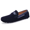 Leather Driving shoes Soft Flats Heel Loafers Round Toe Man shoes