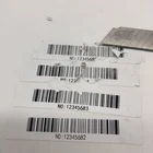 Custom tamper evident destructible egg shell barcode label
