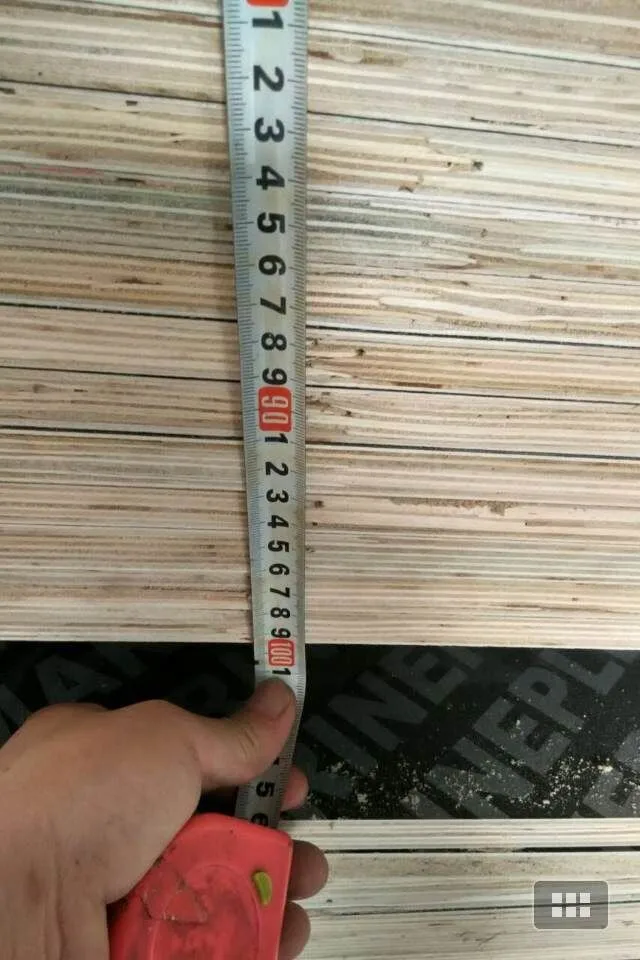 low price use 4-6times poplar core concrete formwork plywood