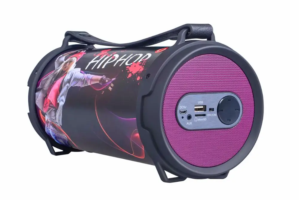 Hip hop style wireless portable speaker from any BTS device speaker - ANKUX Tech Co., Ltd