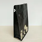 Flat bottom pouch stand up zipper coffee bags custom printed with valve