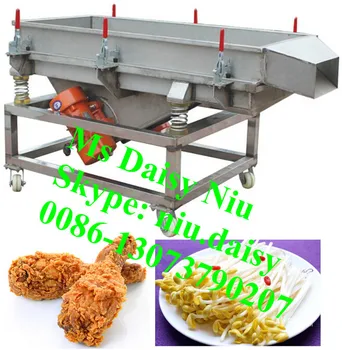 commercial vegetable dewatering screen/sprouts water vibrating screen/water vibrator shaker screen