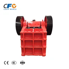 New condition pe 250 x 400 type quartz jaw crusher for 5 - 20 tph stone crushing plant