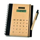 New Product Calculator With Pen Set Calculator with Notepad 8 digit Solar Notebook Calculator