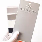 epoxy polyester Flash silver grey silver coat metallic shiny powdercoating paint on the artware