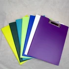 Wholesale Hard Plastic Pocket File Folder with Clips/Flap PP Clip File Folder