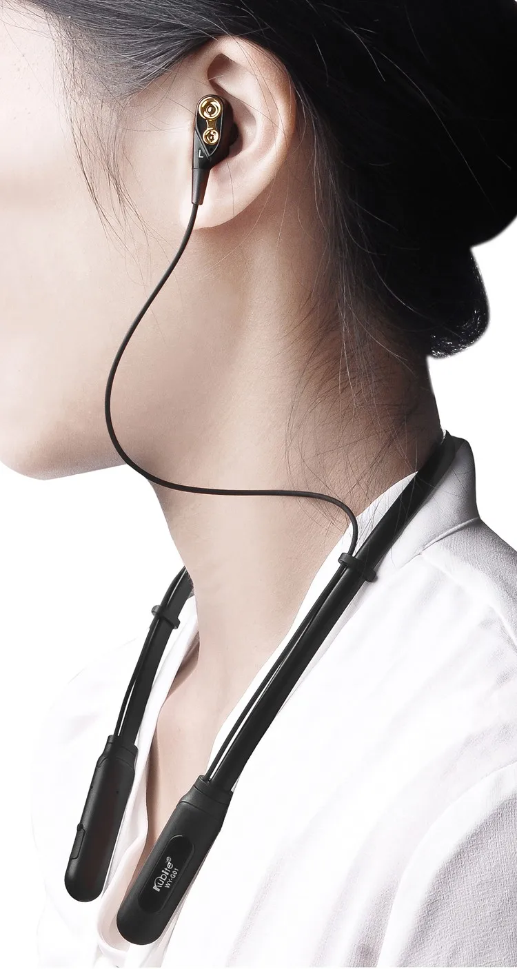BULK buy dual speaker high quality wireless 4.0 Bluetooth headset neckband - ANKUX.COM