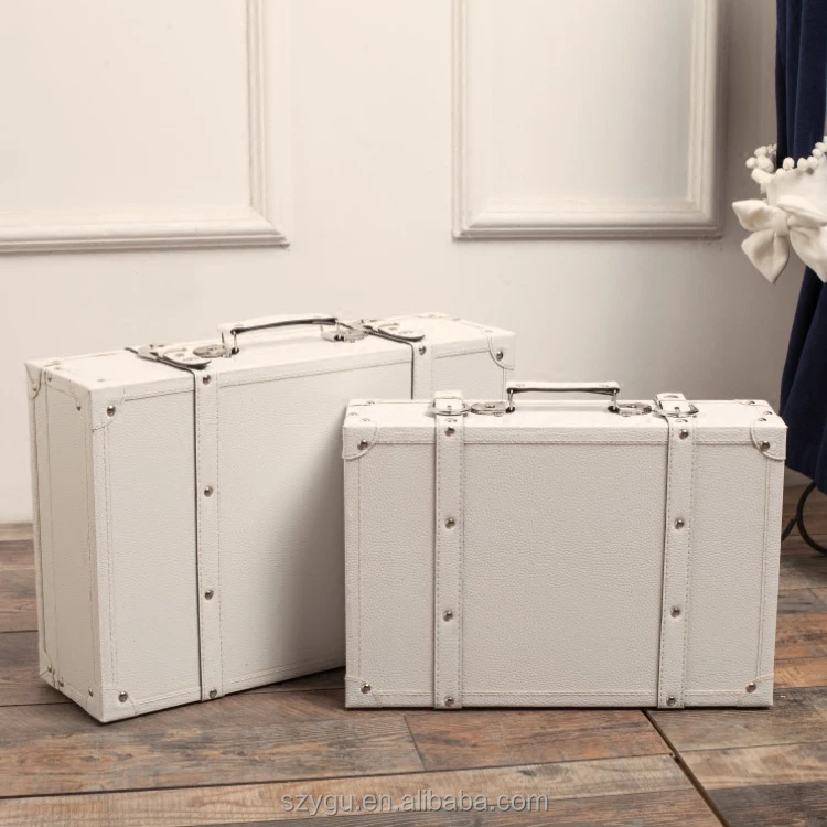 faux leather suitcase 2 pieces set MDF white vintage style luggage in stock ready to ship, Black brown ,customs
faux leather suitcase 2 pieces set MDF white vintage style luggage in stock ready to ship, Black brown ,customs